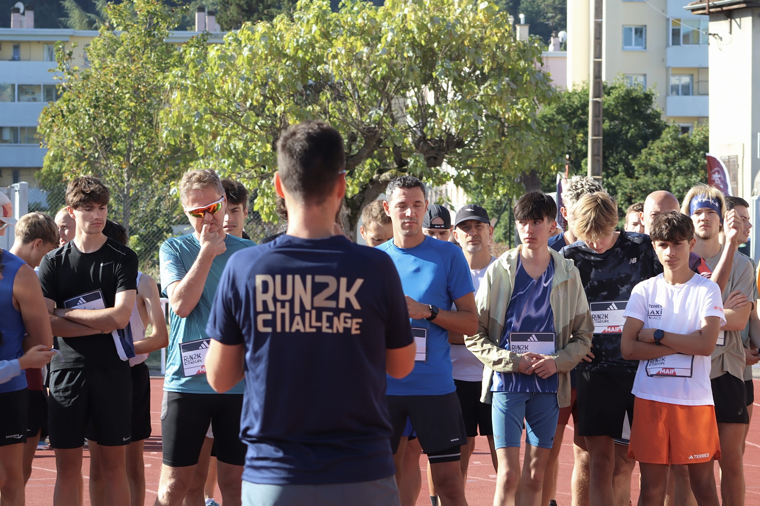 Participants au Test VMA du CSBJ Athlétisme sur la piste du Stade Antonin Berliat, Bourgoin-Jallieu, le 26 septembre 2026